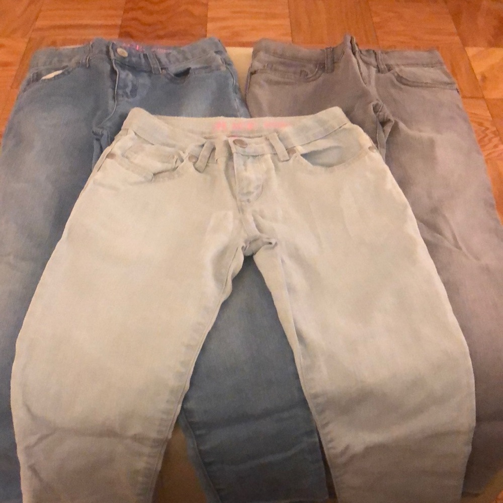 Girls Denim Jeans. Bundle 3 pairs.
